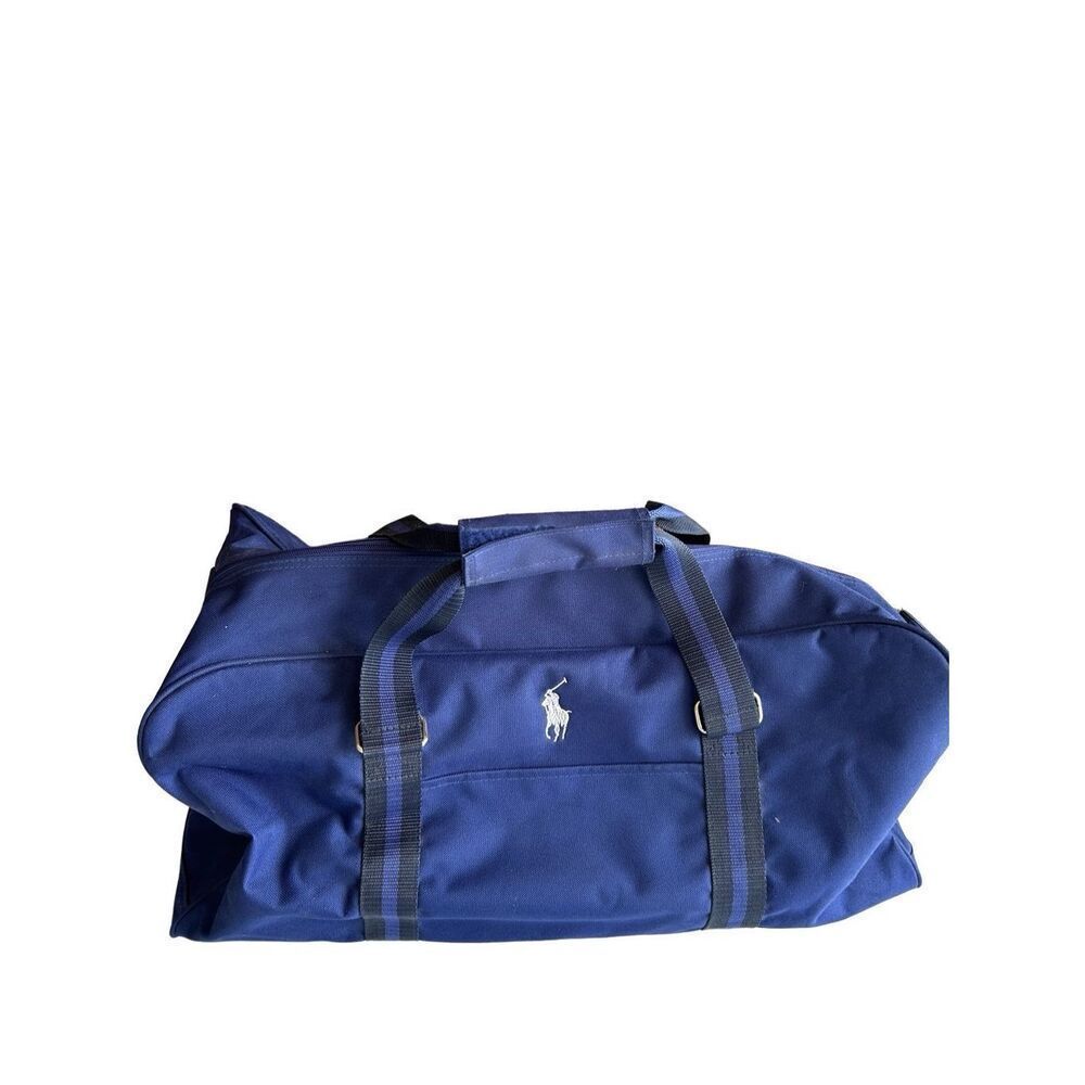 R.L. Ralph Lauren Polo Big Pony duffle bag blue 22x9x10"‎